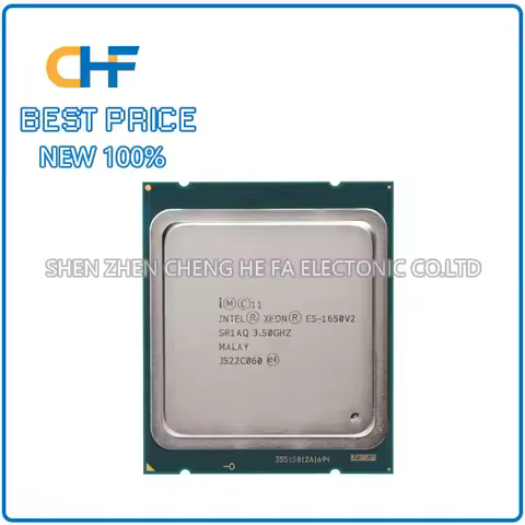 Intel Xeon E5 1650V2 6 Core 12 Thread 3.50GHz 130W LGA2011 CPU processor E5-1650V2