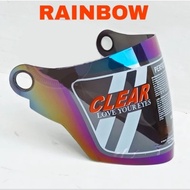 HBC X80 GT Zone JP Caberg JPR Rainbow Helmet Visor