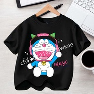 52TOYS | Doraemon Short Sleeves Children Cartoon Anime T-shirt Kawaii Cotton Tops Boy Girl Summer Fa