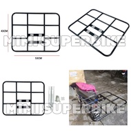 UNIVERSAL DELIVERY RACK FOR FRAME BAG FOOD PANDA & GRAB MOTORCYCLE MONORACK J CARRIER BELAKANG TOP B