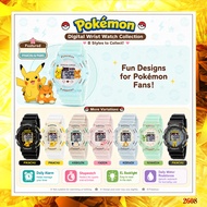 [Pokémon] Digital Watch CP3C0005 CP3A0002 EL Backlight 8 Designs