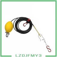 [Lzdjfmy3] SiaBiced Fish Lock Snap Stringer Portable Live Fish Stringer Easy to Carry Angling Gear