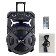 IBR New Style Trolley Portable Remote Control Bluetooth Speaker 15-Inch High-Subwoofer Audio