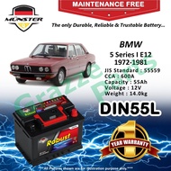 Münster Robust MF CMF DIN55 | DIN55L | 55559 (55AH) Car Battery Bateri Kereta for BMW 5 Series I E12