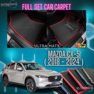 MAZDA CX-5 ( 2018 - 2024 ) CAR MAT CARMAT CAR FLOOR MAT KARPET KERETA ULTRAMAT