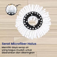 Spin Mop Round Floor Mop Refill Microfiber Super Pell Spin Mop Magic Floor Mop Replacement Cloth Spi