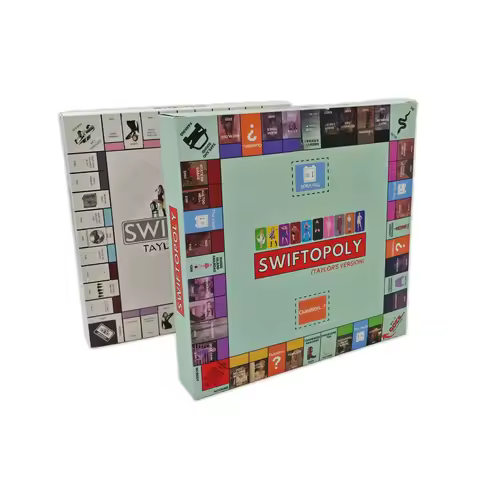 Swiftopoly Taylor Edition Monopoly Board Game Taylor Swift Fan Customized Edition Swift Album Themed