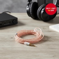 KBEAR 2PIN MMCX QDC TFZ IEM Replacement Cable 4-Core Pure Copper Cord with 3.5mm Plug for KZ ZST ZSN