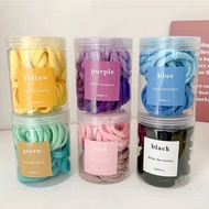 50pcs Colourful Fashion Elastic Hair Band Tie Hair Rope 50根彩色头绳发圈皮筋