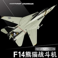 1:144 F-14 Tomcat Alloy Airplane Model F-14A Fighter Jet Jolly Roger Squadron Air Force Finished Pro