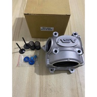 Cylinder Big Valve Head 29.5/25mm 5mm Complete Set (Mio Sporty/Soulty/Amore) ASV New Version