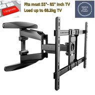 Heavy Duty Double Arm wall Mount TV Brackets Swivel for &gt;55 inch tv