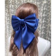 Satin hair bow, hair bow for women, hair barrier hair clip