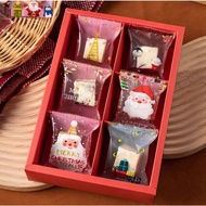SG Stock - CNY and Christmas 100pcs Cookies packaging Bag gift bags Heat Sealed sealer wrapper