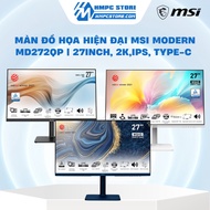MSI Modern MD272QP Modern Graphics Monitor | 27inch IPS, Type-C -