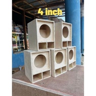 4 inch single miniscope speaker box with fine sandpaper speaker box 4 inch