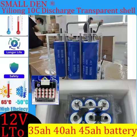 Original Yinlong LTO 12V 35Ah 40Ah 45Ah Lithium Titanate Battery 10C DIY Electric Boat Solar Speaker