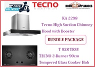 TECNO HOOD AND HOB FOR BUNDLE PACKAGE ( KA 2298 &amp; T 928TRSV ) / FREE EXPRESS DELIVERY