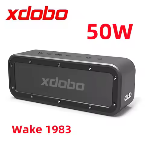 XDOBO 50W Big Power Stereo Hifi Sound Outdoor Music Boombox Heavy Bass Speaker Wireless Blue Tooth P
