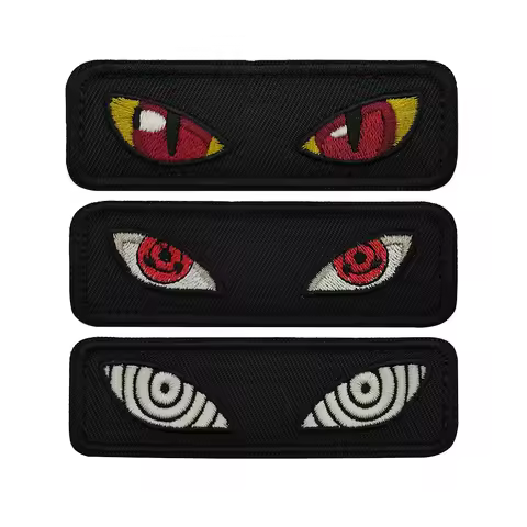 Luminous Cat's Eye Devil's Eye Tactical Badges Logo Backpacks Clothing Hats Personalised Patches