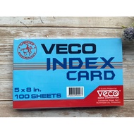 Veco Index Card 120gsm Ruled 5x8 inches 100sheets