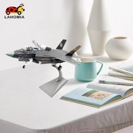 [lahomia] 1/72 Scale F35B Fighter Jet Model, Die-cast Model Airplane, Collectible, Tabletop Decorati