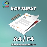 Print F4 A4 Full Color Letter Head