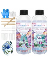 Keo Epoxy Resin trong suốt khô nhanh tỷ lệ 1:1, Keo Epoxy Resin loại AB tỷ lệ 1:1 - Keo dán trang'sứ