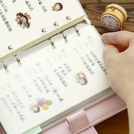 A5A6A7M5 Planner divider透明磨砂A5A6A7M5活页本内页分隔板