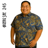 KEMEJA KATUN Jumbo Shirt Ageng Sae Men's Cotton Batik Size 245 4XL, 5XL, 6XL, 7XL, 8XL