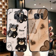 HP Glossy Glass Softcase Samsung S7 EDGE S7 S7 FLAT - Casing Samsung S7 EDGE S7 S7 FLAThp - Cute Sof