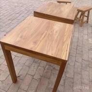 Western Restaurant Dessert Shop Furniture loft Old Elm Wood Vintage Table and Chairs Solid Wood Livi