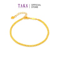TAKA Jewellery 999 Pure Gold 5G Bracelet Bling Bling