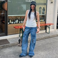 MOTTOM - DYLAN Straight leg cargo jeans