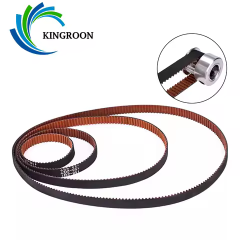New GT2 6mm Synchronous Timing Belt Upgrade Anti-slip Closed Loop 110 112 158 188 200 280 300 320 40