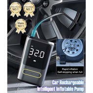Car Portable Rechargeable Led Smart Air Pump/Wireless Car Rechargeable Smart Air Pump With Light