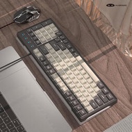 【Magegee高顏值】96鍵RGB燈光 電競鍵盤 游戲辦公家用 有線鍵盤 機械手感鍵盤 靜音 電腦鍵盤 筆記本電腦鍵盤