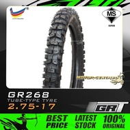 TAYAR GLOBAL RUBBER (GRT) TYRE GR268 2.75-17 275-17 (MOTO CROSS)