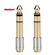 6.35mm to 3.5mm Converters 1/4 Inch Male 1/8 Inch Female 6.35 to 3.5 Jack Headphone Audio Adapter Co