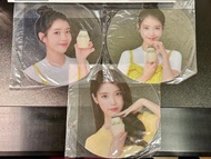 IU 李知恩 韓國 Binggrae 香蕉奶 代言 膠扇 一套三款 官方 周邊 收藏品 UAENA 韓國 國民妹妹 一套