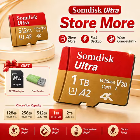 128GB Micro TF/SD Memory Card A1 Fast Read Write SD Card 256G Memory SD Card For Smartphone Laptop P