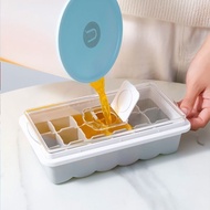 New No Watering Ice Cube Mold Ice Box Set Ice Homemade Big Ice Tray Ice Tray Ice Cube Box Household Ice Bag HJLD