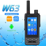 ANYSECU W63 IP68 Waterproof 4G Network Radio Android 9.0 NFC GPS POC Walkie Talkie Work with Zello R