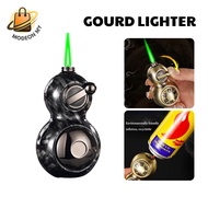 Black Myth Gourd Shape Lighter Flame Size Adjustable Refillable Butane Gas Lighter Portable Windproo