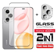 2 In 1 9H HD Screen Protector Tempered Glass For Honor 400 pro lite 400pro 400lite 400smart Honor400