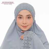 ❧Siti Khadijah Telekung Signature Kesuma in Pewter Blue☟