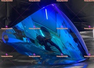 VISOR HELMET LASER 46 YH PROSWANINDEXX-DOT G518ONZA (TINTED/RAINBOW/GOLD/REVO RED/REVO BLUE/REVO BLU