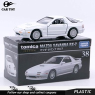 รถของเล่น1Pcs 161 Takara Tomy Tomica พรีเมี่ยมรถ Diecast รุ่น1:61 Mazda Savannah Rx− 7.38