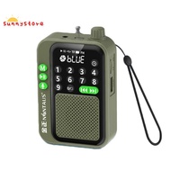 C90 Mini Pocket FM Radio Digital Radios Receiver Wireless  MP3 Speaker with LED Display Recording Sl