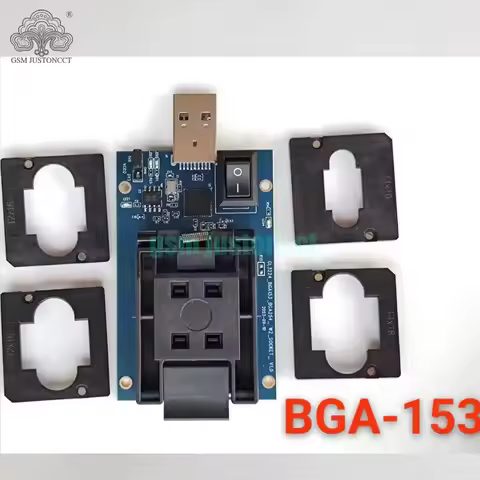 New SM3224 Main Control with Chip, USB3.0 Programmer, Emmc BGA-153 / EMMC Burner, EMMC Test Seat.